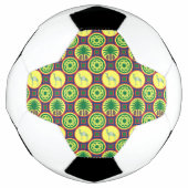 Jamahiri ® Libya | Africa Pattern Fußball (Vorderseite)