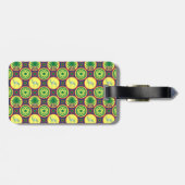 Jamahiri ® Libya | Africa Pattern  Gepäckanhänger (Rückseite horizontal)