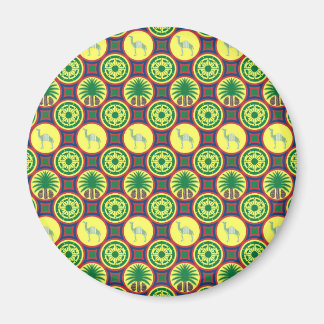 Jamahiri ® Libya | Africa Pattern Magnet