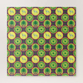 Jamahiri ® Libya | Africa Pattern  Puzzle (Vertikal)