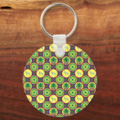 Jamahiri ® Libya | Africa Pattern Schlüsselanhänger (Vorderseite)