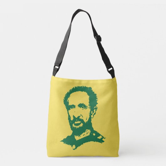 Jamaica 1962 - Haile Selassie - Reggae Roots Bag Tragetaschen Mit Langen Trägern (Rückseite)