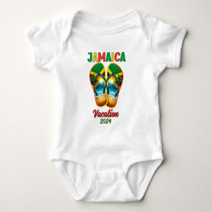 Jamaica 2024 Dreh Flop Vacation Tropical Beach Baby Strampler