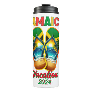 Jamaica 2024 Dreh Flop Vacation Tropical Beach Thermosbecher