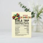 Jamaica 2024 Girls' Trip Celebrate Freundschaft Postkarte (Stehend Vorderseite)