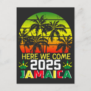 Jamaica 2025 wir kommen postkarte