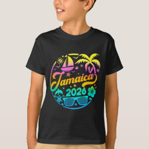 Jamaica 2026 Familienurlaub Strand passende Gruppe T-Shirt
