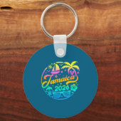 Jamaica 2026 Family Vacation Beach Matching Group Schlüsselanhänger (Vorderseite)