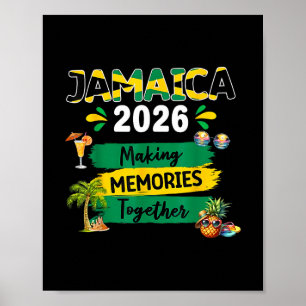 Jamaica 2026 Urlaubsreise passende Familiensquad G Poster