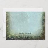 JAMAICA 2 Zielort Einladung Vintage Leinen (Rückseite)