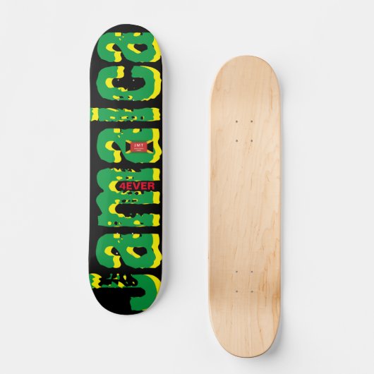 JAMAICA 4EVÖL 7 3/4" Skateboard Deck (Vorderseite)