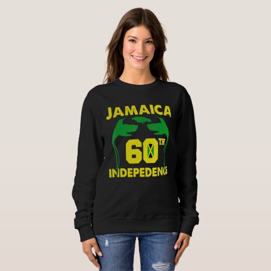 Jamaica 60th Independence Proud To Be Jamaican 7 Sweatshirt (Vorne ganz)