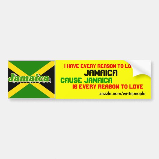 Jamaica Autoaufkleber (Vorne)