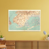 Jamaica Bay and Brooklyn Leinwanddruck (Insitu (Wohnzimmer))