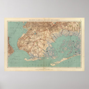 Jamaica Bay and Brooklyn Poster