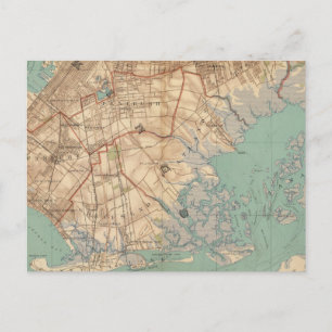 Jamaica Bay and Brooklyn Postkarte