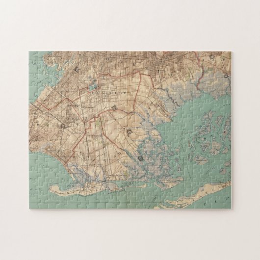 Jamaica Bay und Brooklyn Puzzle (Horizontal)