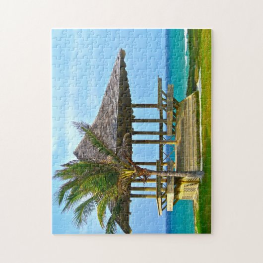 Jamaica Beach Hut. Puzzle (Vertikal)