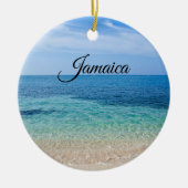Jamaica Beach Keramik Ornament (Vorne)