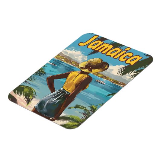 Jamaica Beach Magnet (Linke Seite)