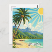 Jamaica Beach Postkarte (Vorne/Hinten)