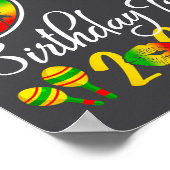 Jamaica Birthday Trip Vacation Summer 2026 Outfit  Poster (Ecke)