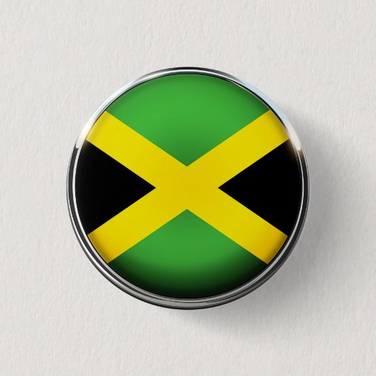 JAMAICA BLACK YELLOW GREEN FLAG BUTTON (Vorderseite)