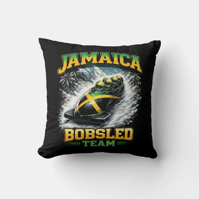 Jamaica Bobsled Team Kissen (Vorderseite)