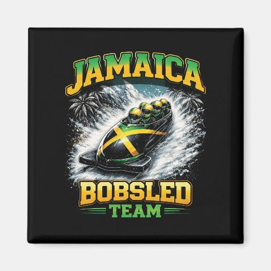 Jamaica Bobsled Team Magnet (Vorne)