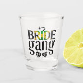 Jamaica Bride Gang Bridesmaids Junggeselinnen-Absc Schnapsglas (Vorderseite)