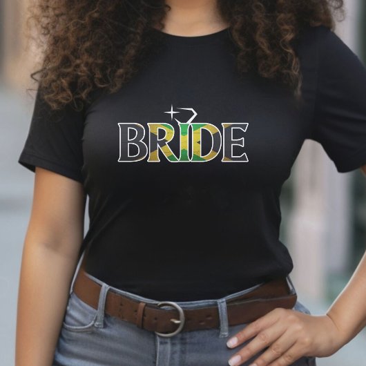 Jamaica Bride Jamaican Wedding Junggeselinnen-Absc T-Shirt