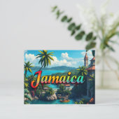 Jamaica-Bucht Postkarte (Stehend Vorderseite)