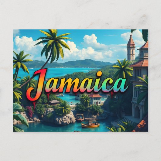 Jamaica-Bucht Postkarte (Vorderseite)