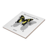 Jamaica Butterfly Shadow Monogram Fliese (Seite)