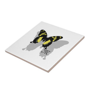 Jamaica Butterfly Shadow Monogram Fliese
