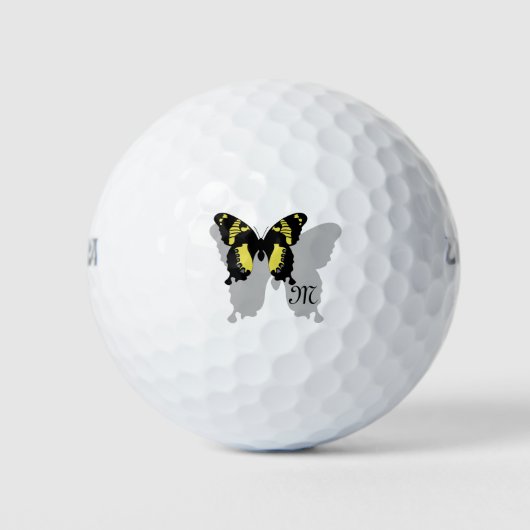 Jamaica Butterfly Shadow Monogram Golfball (Vorderseite)