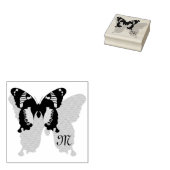 Jamaica Butterfly Shadow Monogram Gummistempel (Stempel)