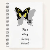 Jamaica Butterfly Shadow Monogram Notizblock (Vorderseite)