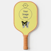 Jamaica Butterfly Shadow Monogram Pickleball Schläger (Vorderseite)