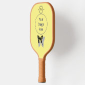 Jamaica Butterfly Shadow Monogram Pickleball Schläger (Links)