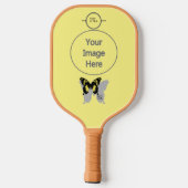 Jamaica Butterfly Shadow Monogram Pickleball Schläger (Rückseite)