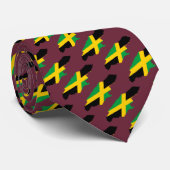 JAMAICA Christliche Schrift John 3:16 BURGUNDY Krawatte (Gerollt)