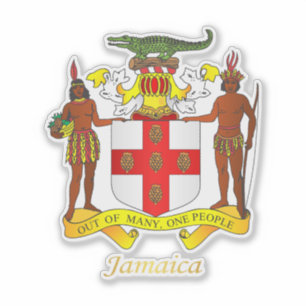 Jamaica COA Aufkleber