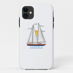 Jamaica Coastal Nautical Sailing Case-Mate iPhone Hülle