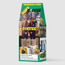 JAMAICA COFFEE Coffee, 12oz Bag, Dark Roast, Flath