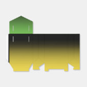 Jamaica Colors Gradient Ombre Green & Gold Geschenkschachtel (Ungefaltet)