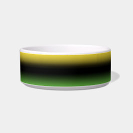 Jamaica Colors Ombre Gradient Green Black & Gold Napf