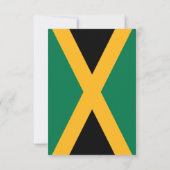 Jamaica Couple RSVP Karte (Rückseite)