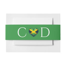 Jamaica Couple Wedding Einladungsbanderole