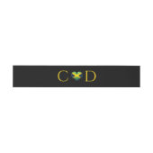 Jamaica Couple Wedding Einladungsbanderole (Flach)